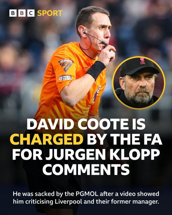 Half a year later! The FA accused Kurt of insulting Klopp, not filing a case against his gambling charges