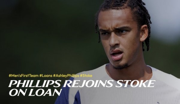 Official: Tottenham defender Phillips joins Stoke City on loan again