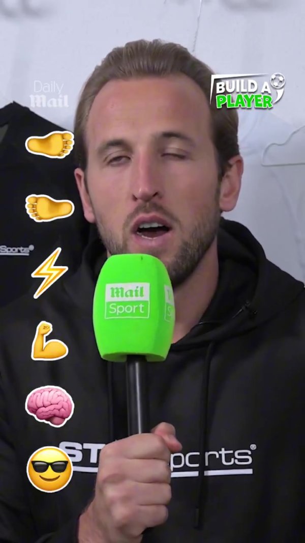 Kane creates the perfect player: Ronaldo’s right foot + Messi’s left foot + Haaland’s strength + Busquets’ football intelligence