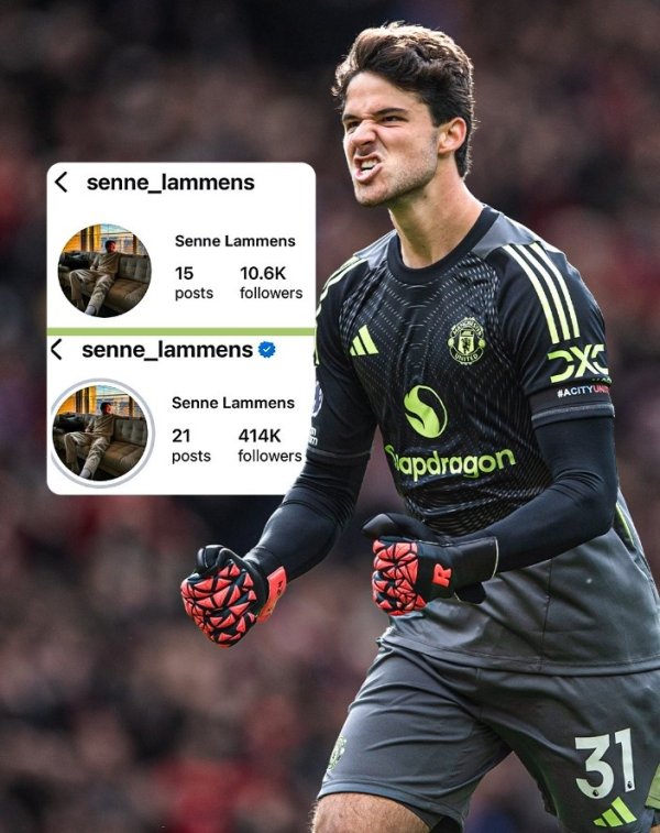 10,000 followers → 650,000 followers! Lamens: What’s the craziest thing that’s happened since joining Manchester United? Become popular on social media!