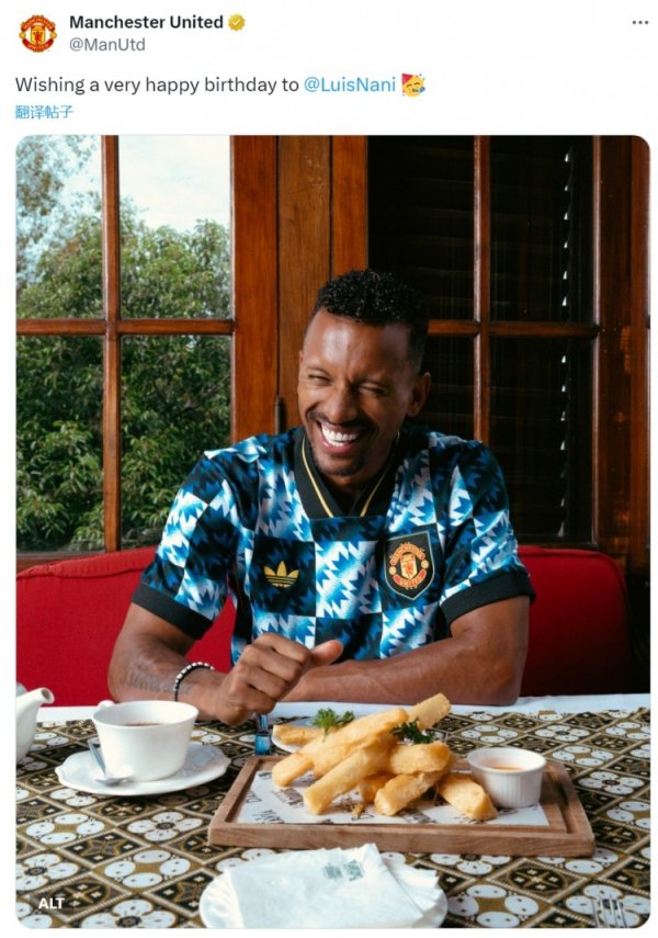 Manchester United officially wishes Nani a happy 39th birthday. During his playing period, he played 230 games, 41 goals and 65 assists.