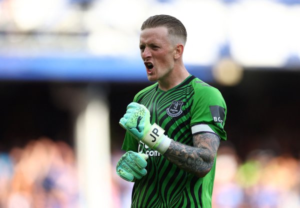 Pickford expected to concede 1.85 goals but had zero seals, second only to Vicario vs Chelsea in the Premier League this season